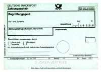 d 16 begruessungsgeld 