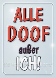 u 12 alle doof